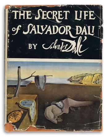 SALVADOR DALÍ Surrealist Landscape with Two Figures.
